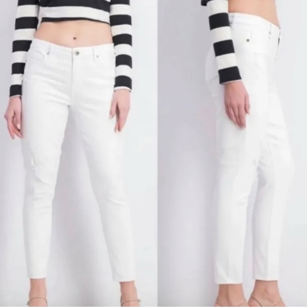 Pistola womens white high waist jeans size 32